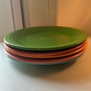 Vtg Homer Laughlin Fiesta Ware 10.5” Dinner Plates in choice of colors ask first